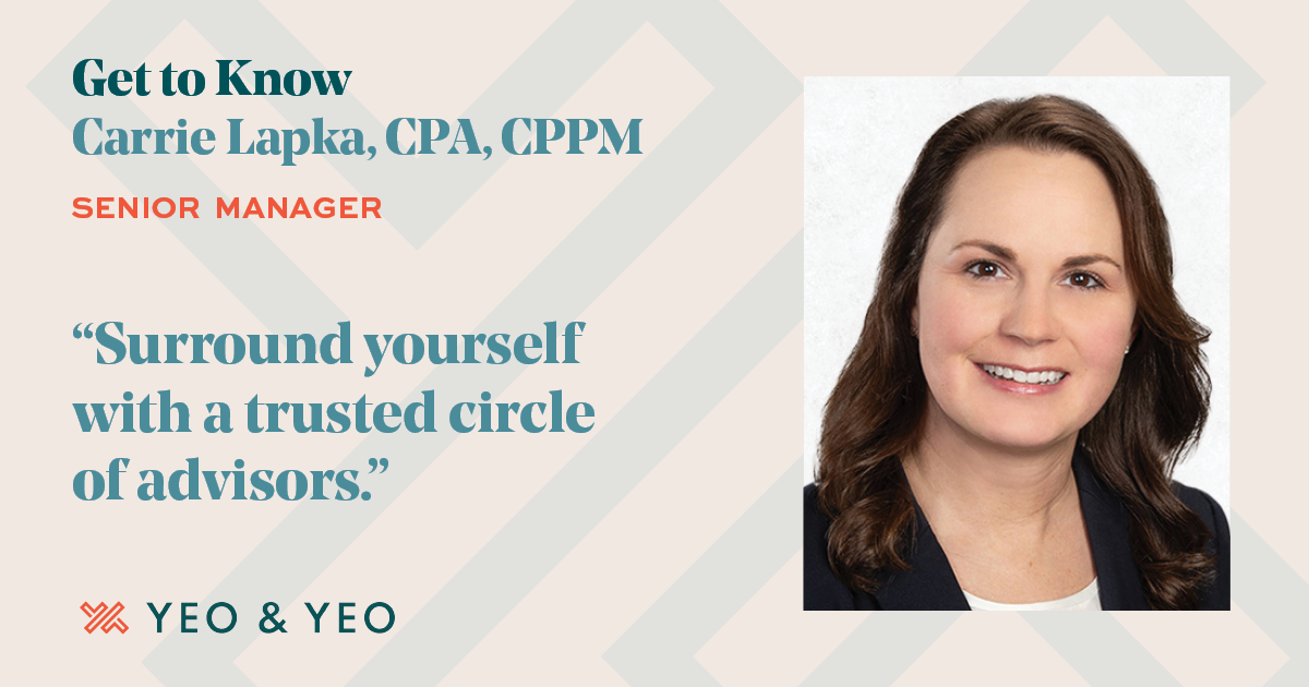 Senior Manager Spotlight: Get to Know Carrie Lapka