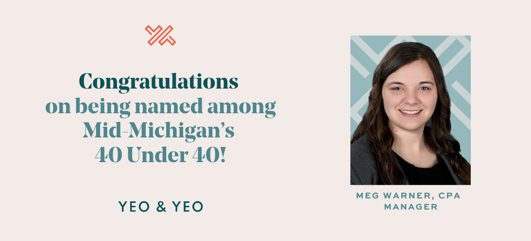 Yeo & Yeo’s Meg Warner Named Among Mid-Michigan 40 Under 40